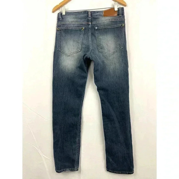 Kayden K Blue Denim Straight Jeans SLIM 30/30 Men's Casual - Picture 2 of 9